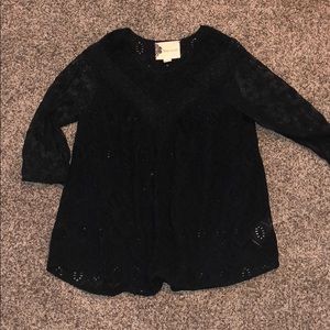 3/4 sleeve flowy boutique top